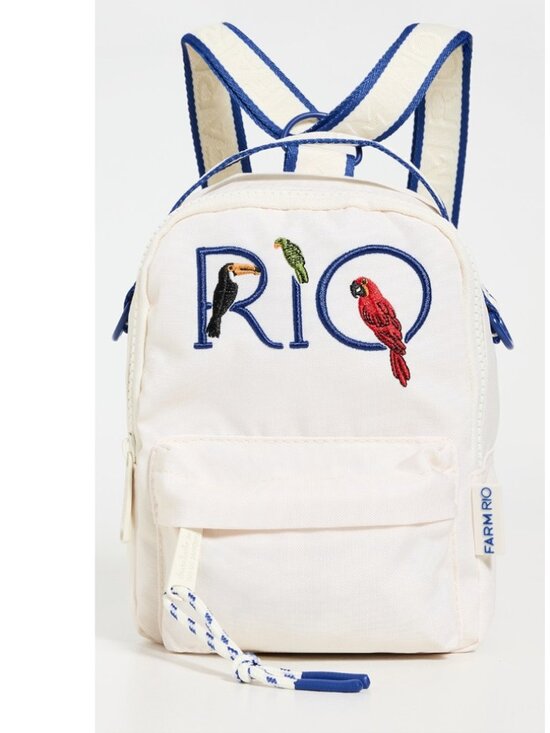 FARM Rio Handbags - FARM Rio Rio Embroidered Mini Backpack